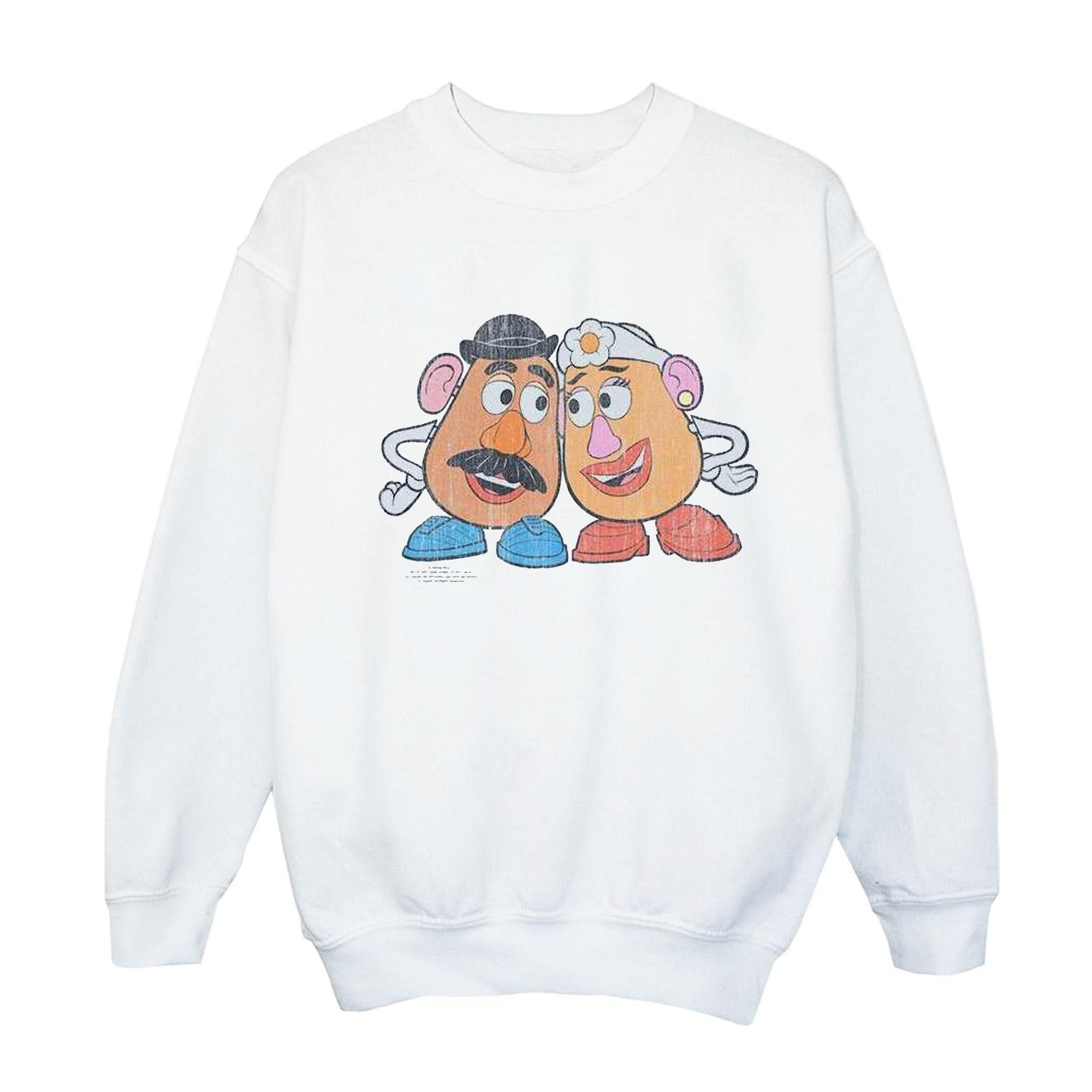 Disney Girls Toy Story 4 Mr en Mrs Potato Head Sweatshirt 3-4 Years