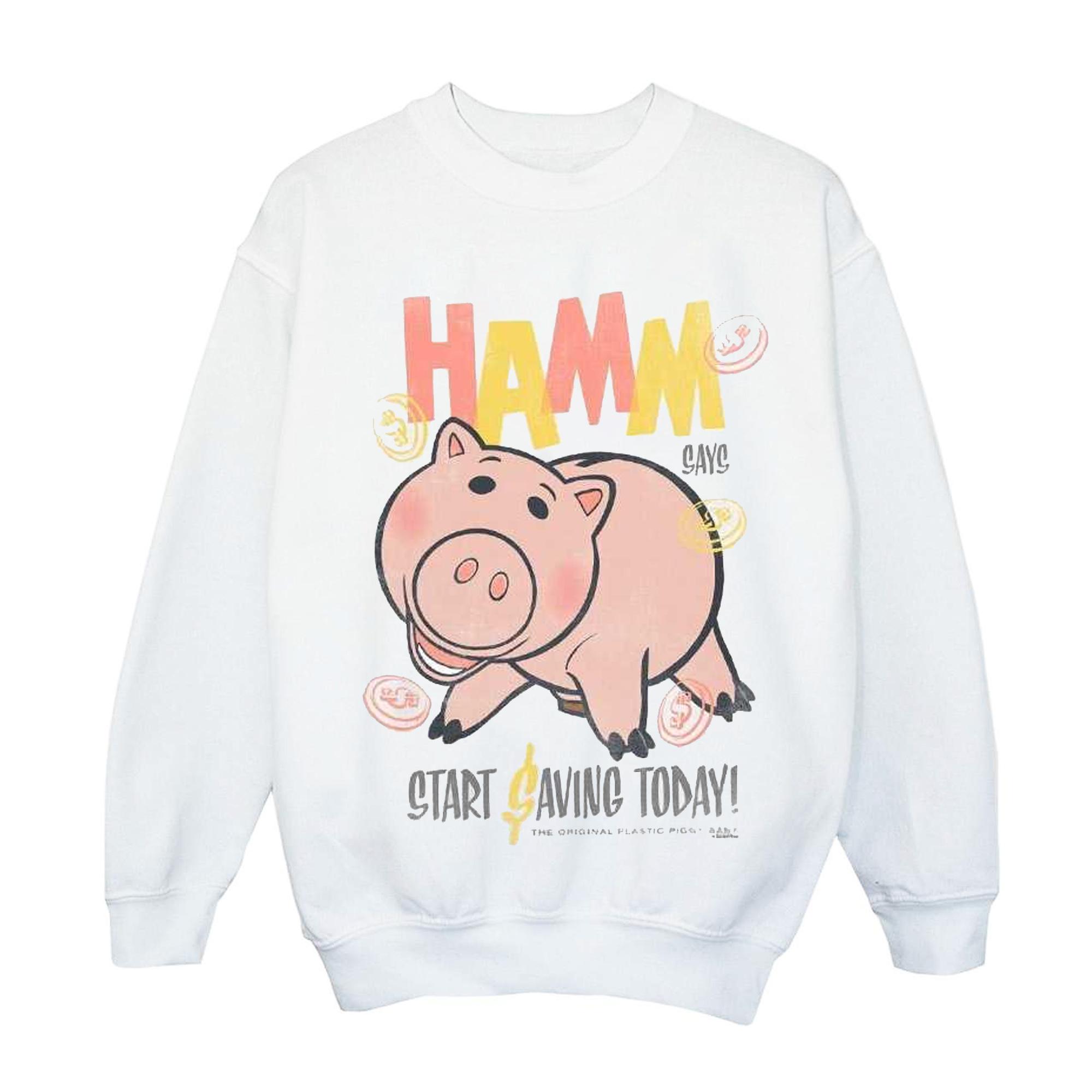 Disney Girls Toy Story 4 Hamm het spaarvarkensweater 3-4 Years