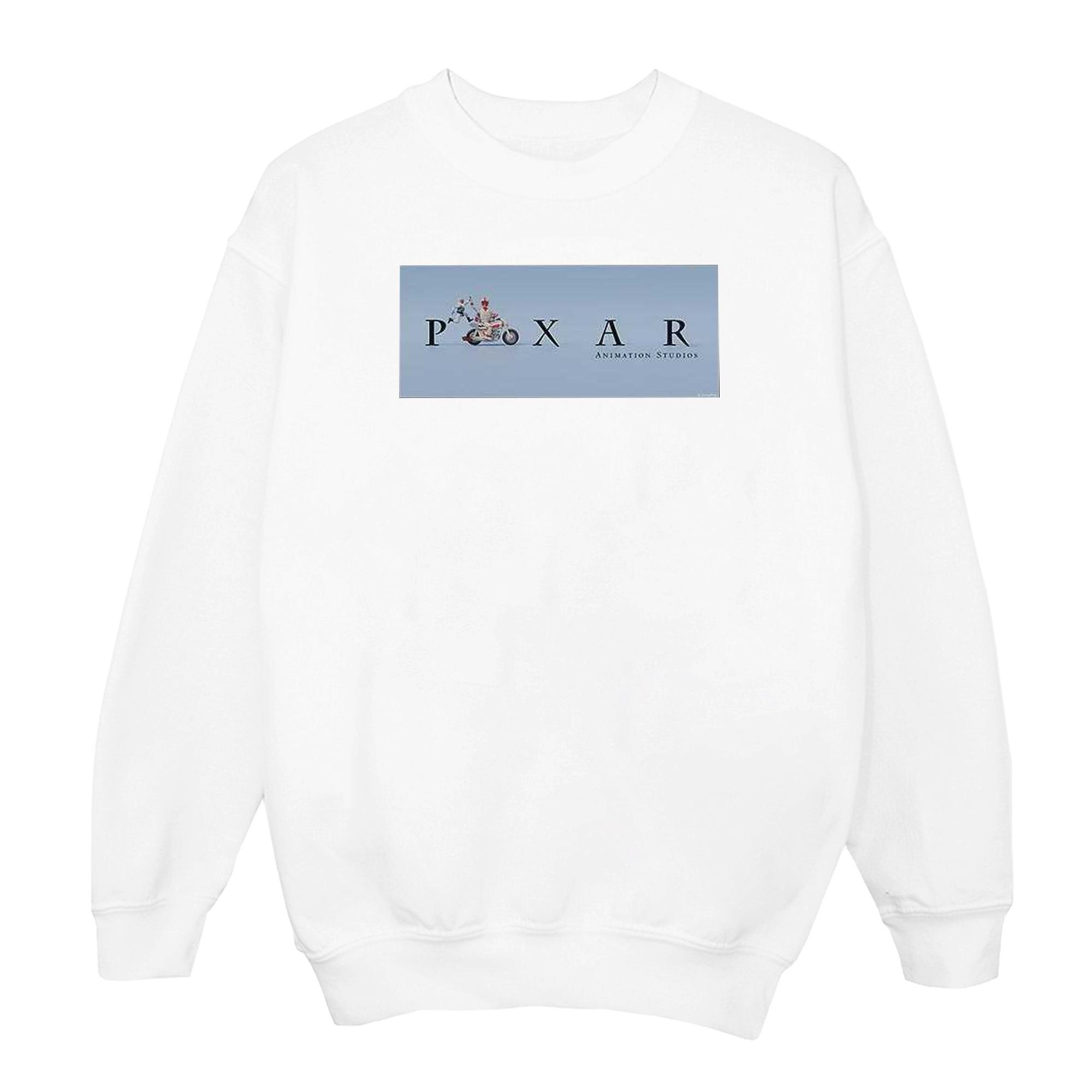 Disney Girls Toy Story 4 Duke Caboom Pixar Studios-logo sweatshirt 3-4 Years
