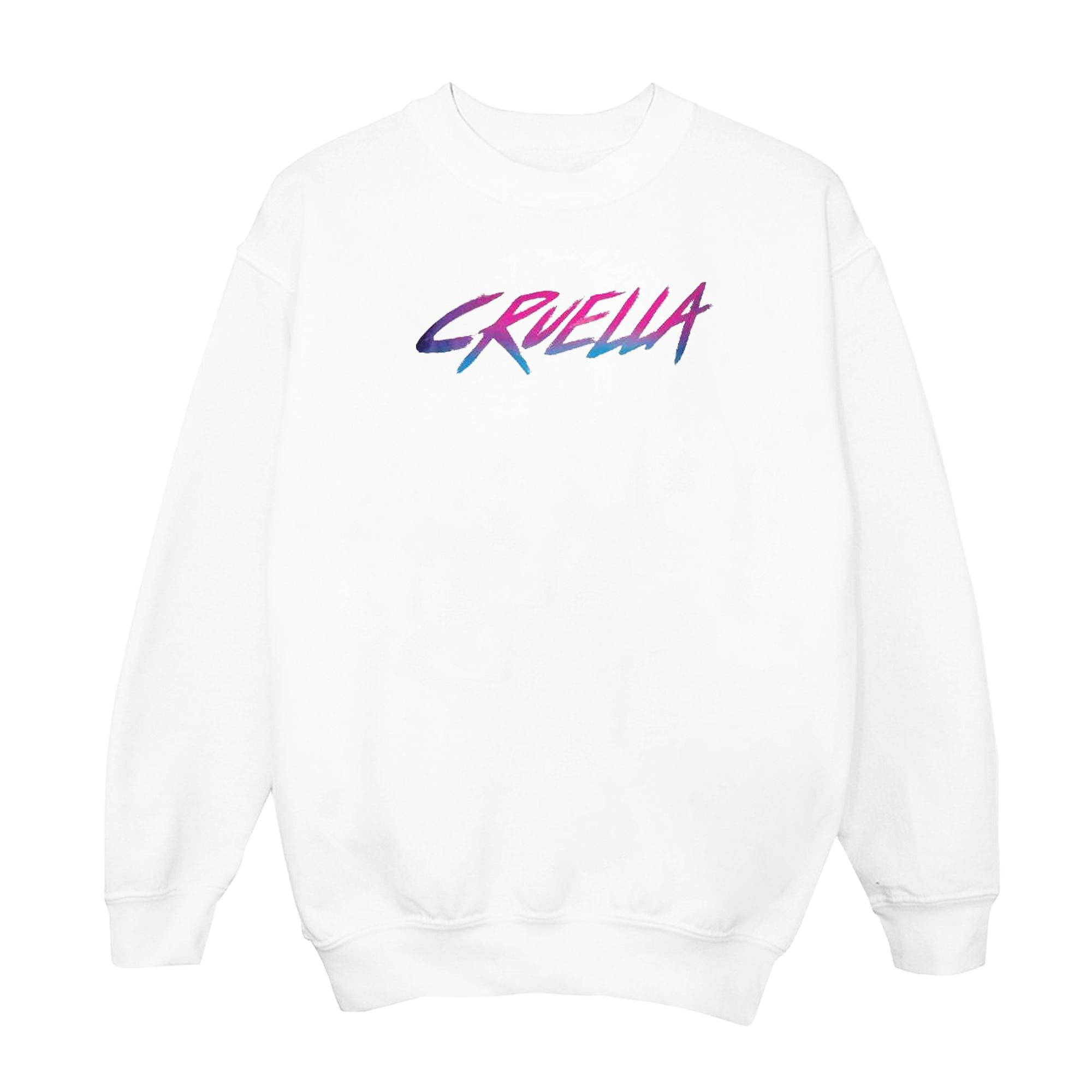 Disney Girls Rad Cruella-sweatshirt 3-4 Years