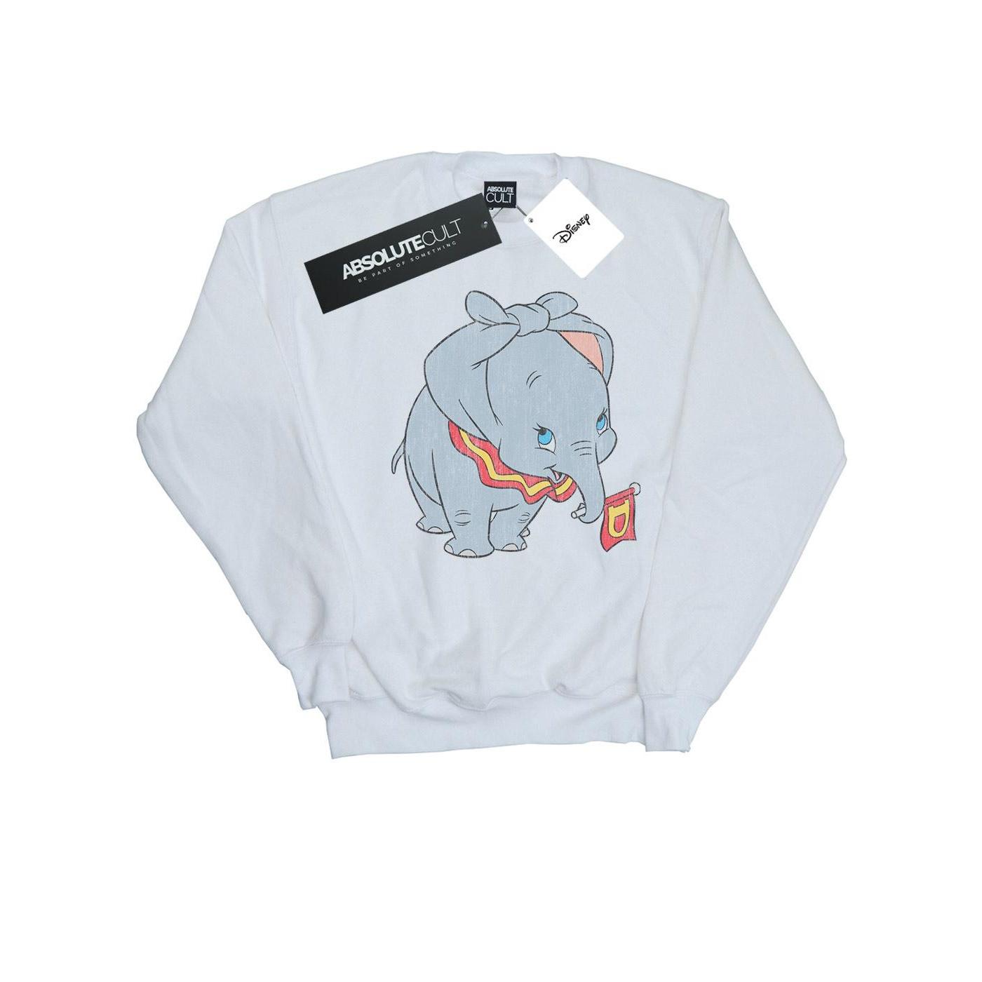 Disney Girls Dumbo Klassiek sweatshirt met vastgebonden oren 3-4 Years