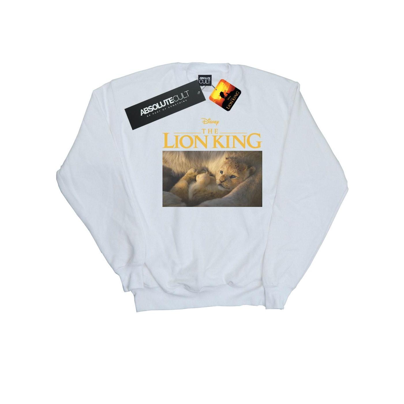 Disney Girls The Lion King Movie Baby Simba fotosweatshirt 3-4 Years