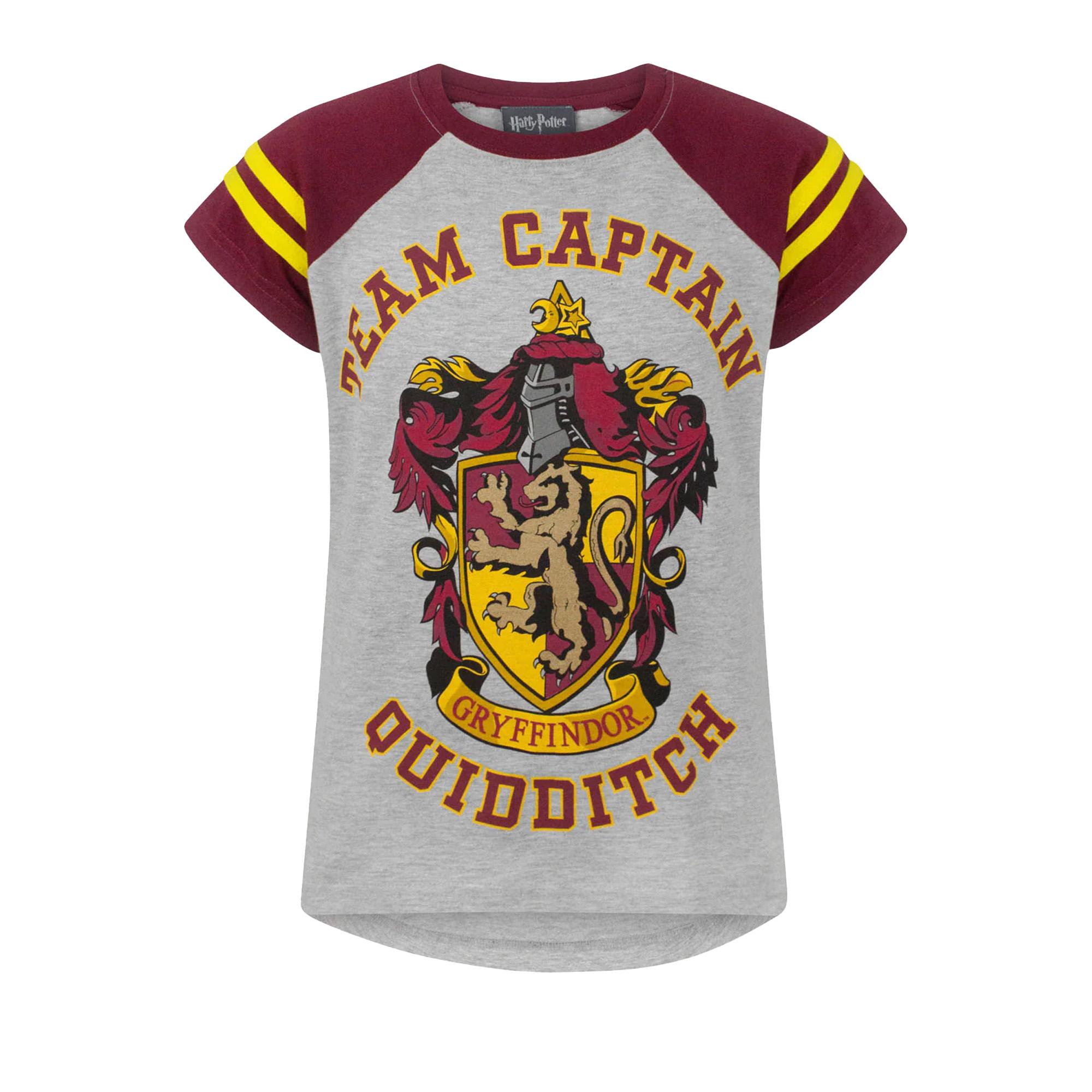 Harry Potter Girls Quidditch Team Captain T-shirt met korte mouwen 13-14