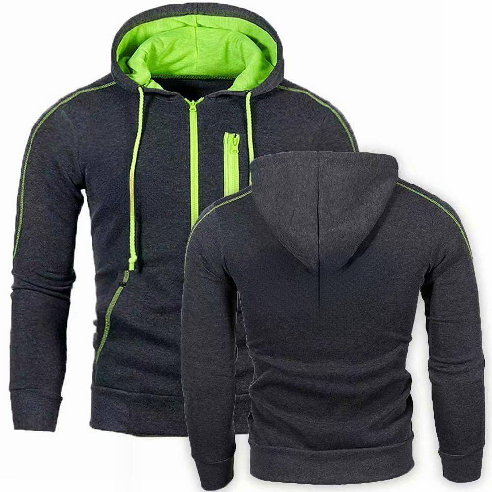 Smart Good Heren Sweatshirt Jas Buitenkleding Jumper Trui Heren Herfst Winter Hoodie Met Capuchon M