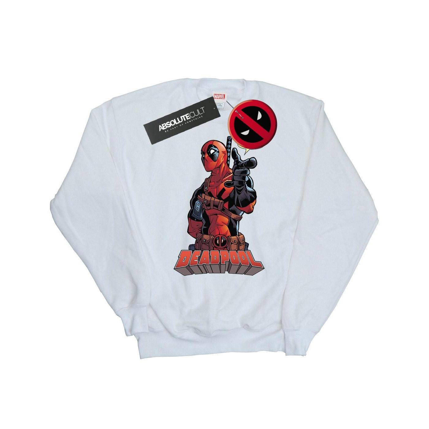 Deadpool heren Hey You katoenen sweatshirt XXL