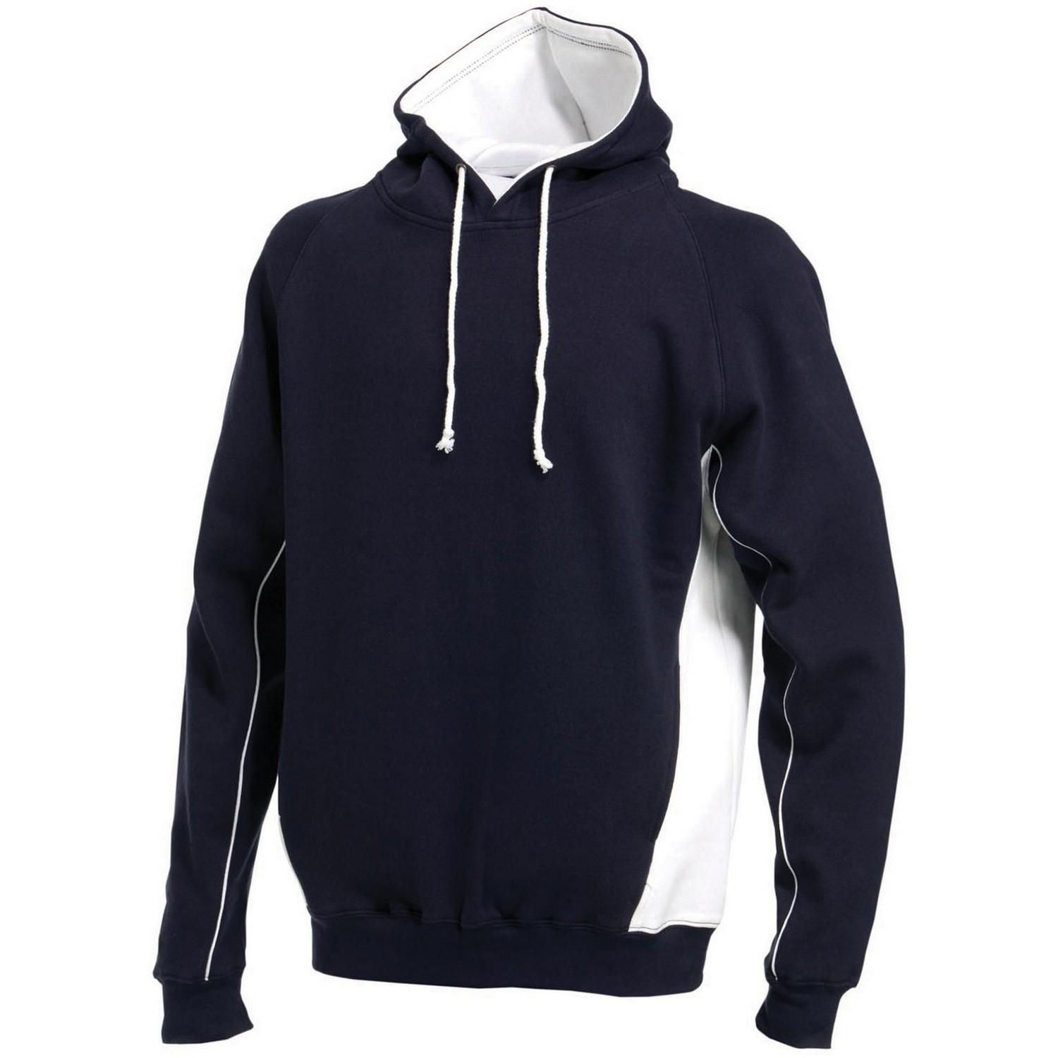 Finden & Hales contrasterende herenhoodie 3XL