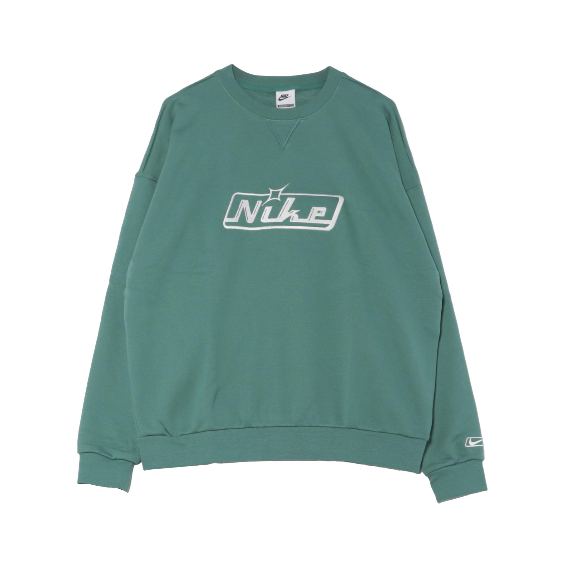Nike Club Oversized Crewneck Pullover Sweatshirt Heren sweatshirt Coastal-Blue HQ2957-361 L