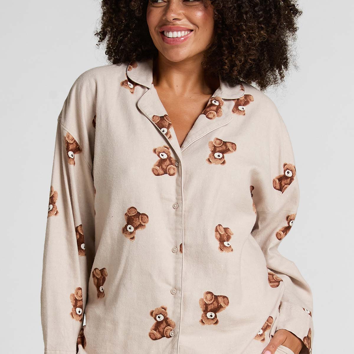 Hunkemöller nachthemd, beige