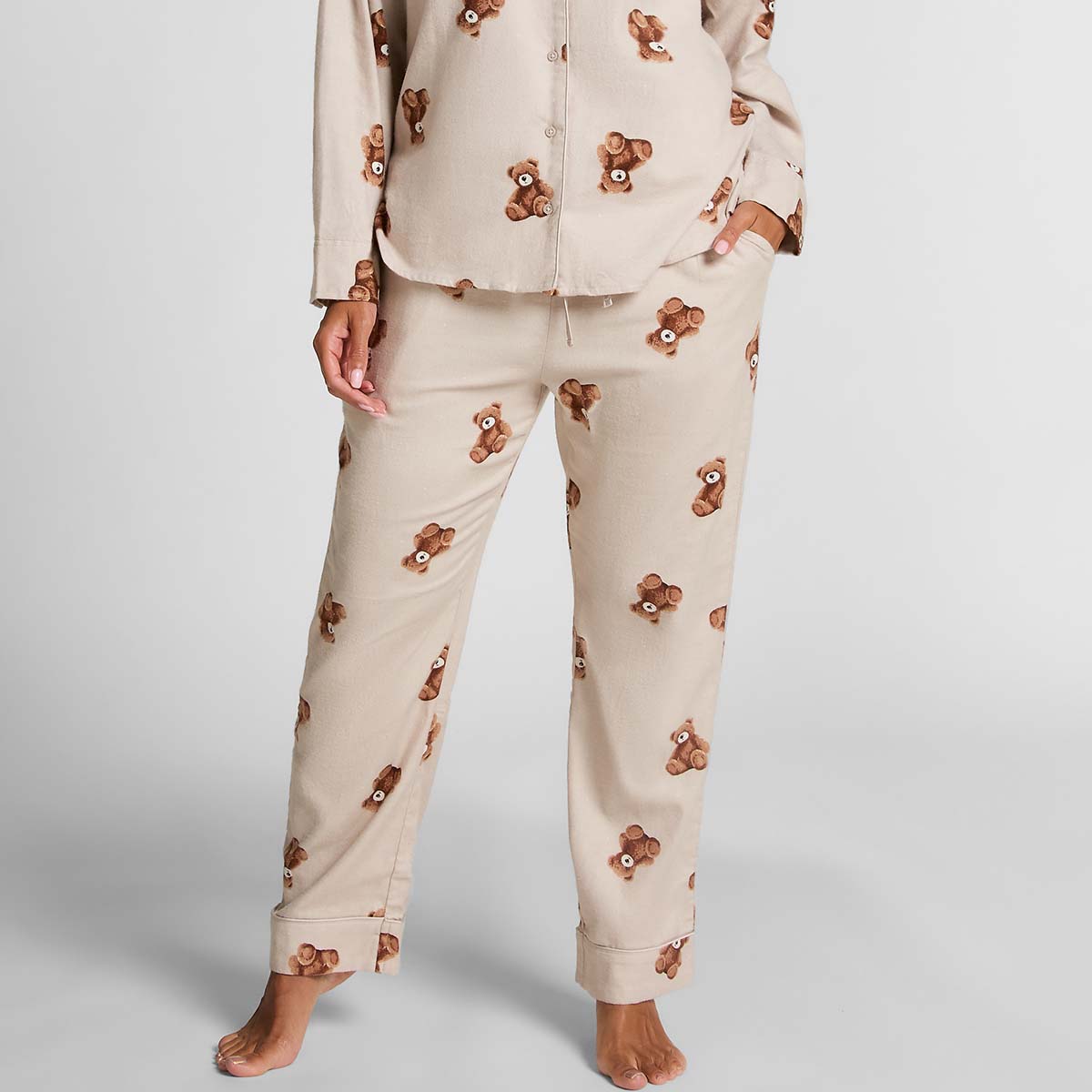 Hunkemöller pyjamabroek, beige