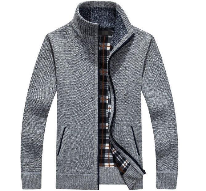 Electronic Equipment 3 Wintertrui Heren Vest Fluwelen Dikke Casual Tops Losse warme modekleding Trui voor heren XXL