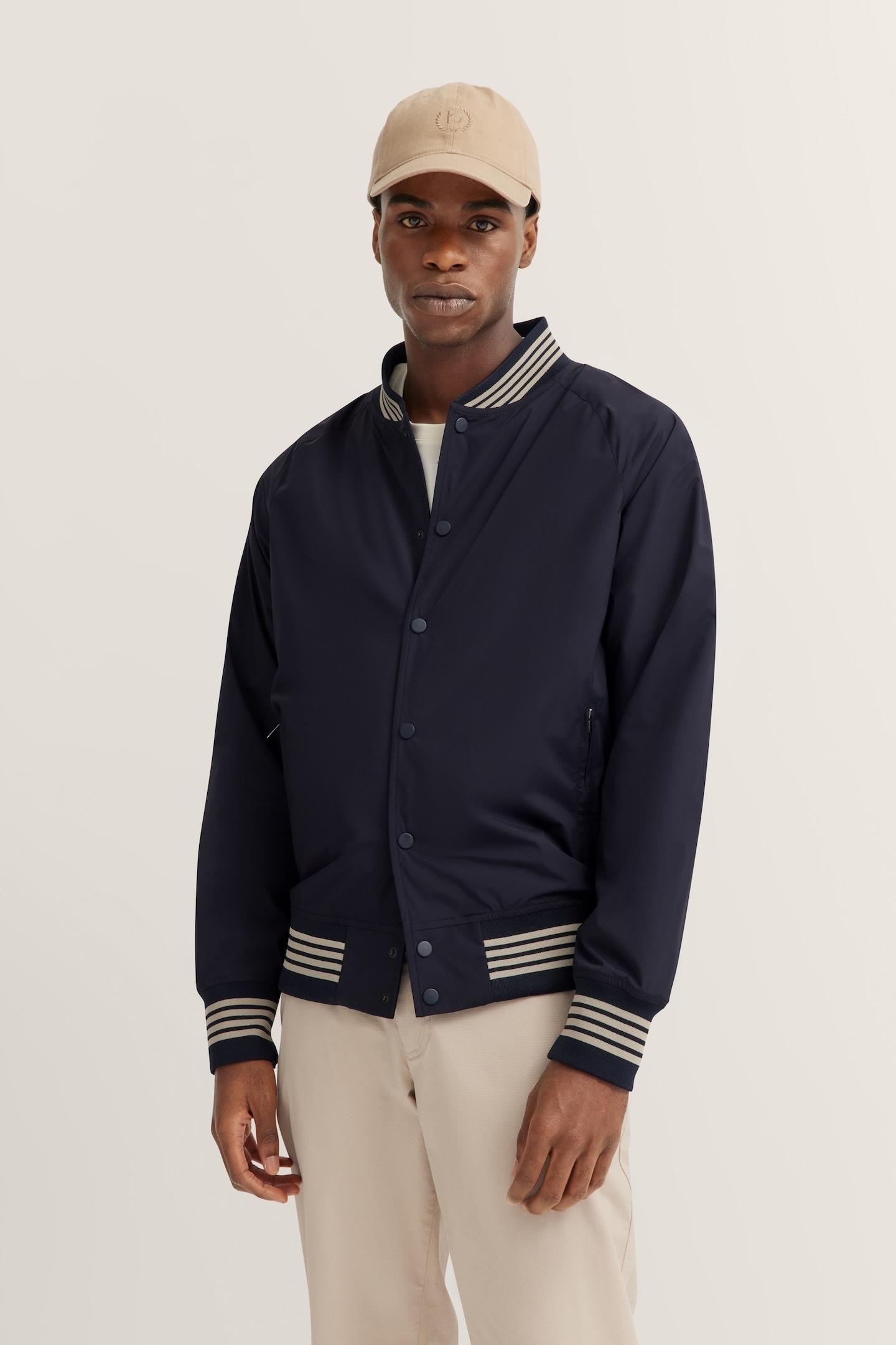 Bugatti Blouson met collegkraag