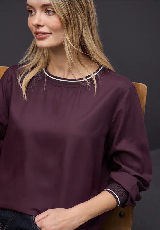Street One Blouse met tape details