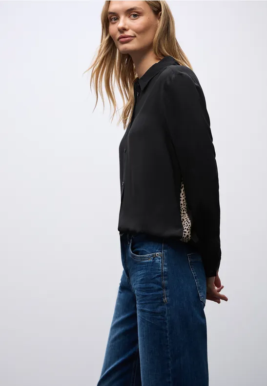 Street One Overhemd blouse met leo details