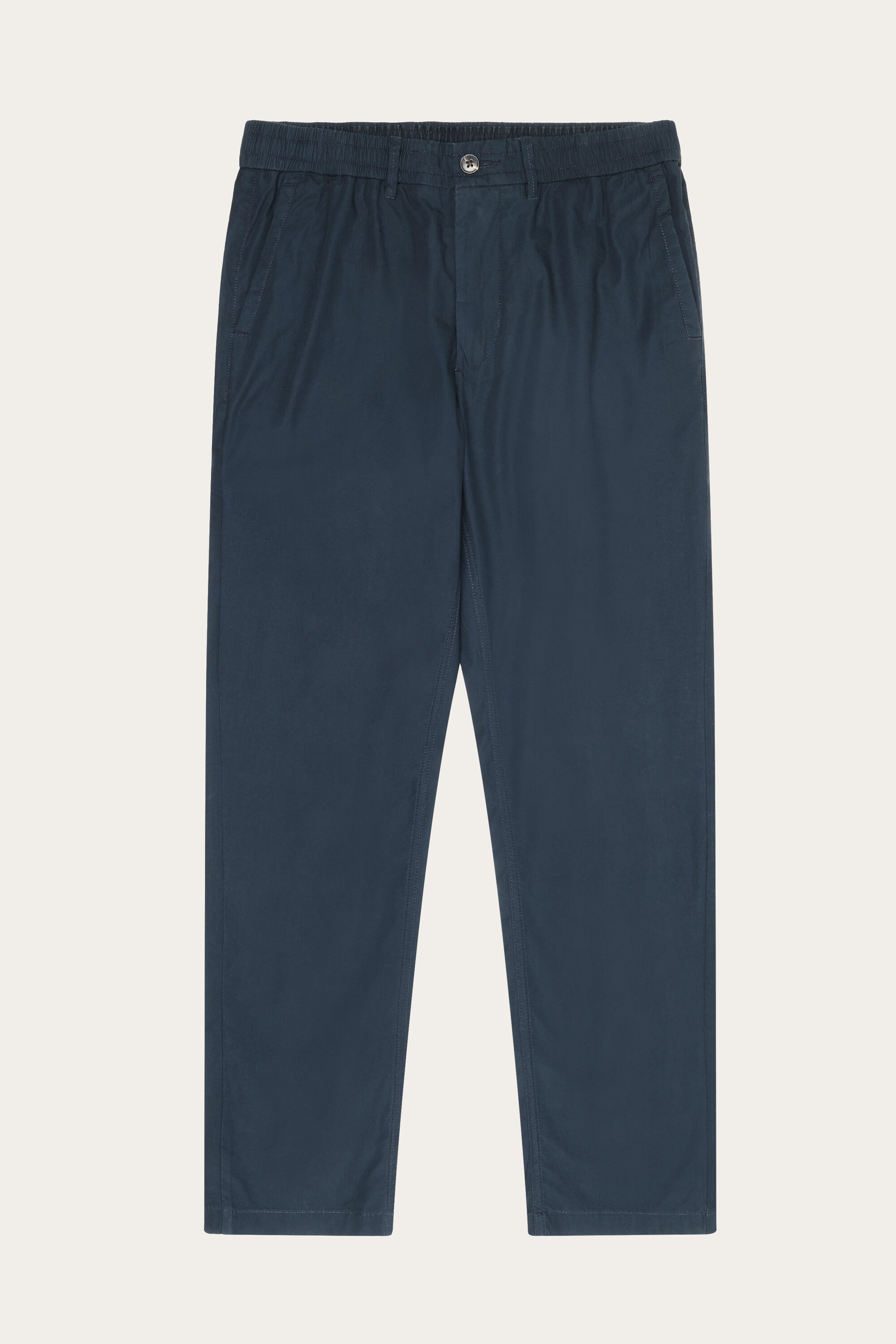 KnowledgeCotton Apparel Herren vegan Chino-Hose Tim Tapered Total Eclipse Navy