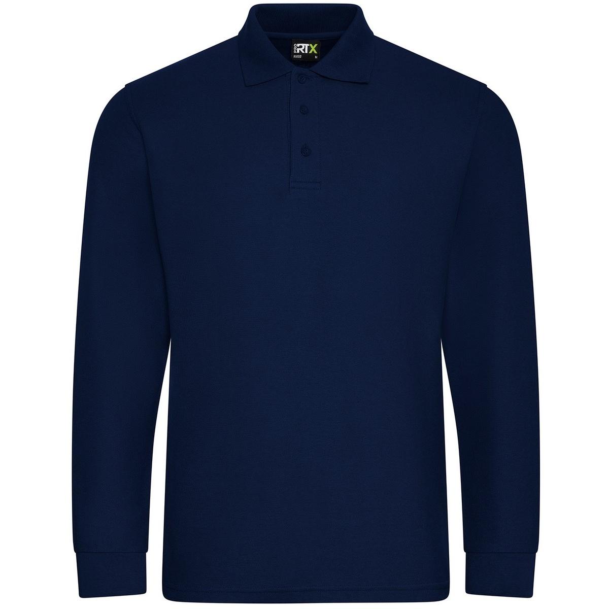 PRORTX herenpoloshirt met lange mouwen 3XL Vloot