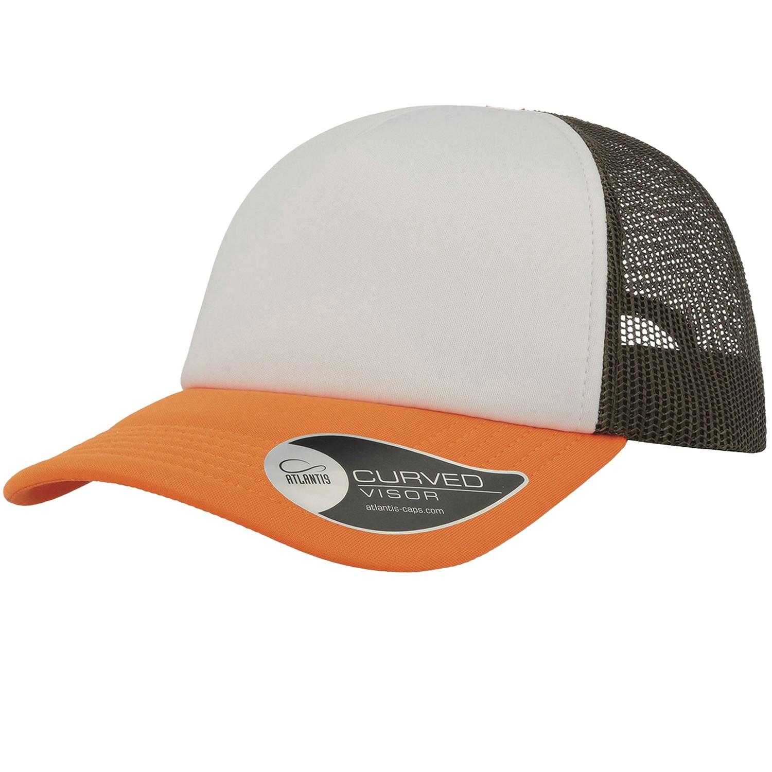 Atlantis Unisex volwassen Rapper 5 Panel Trucker Cap One Size