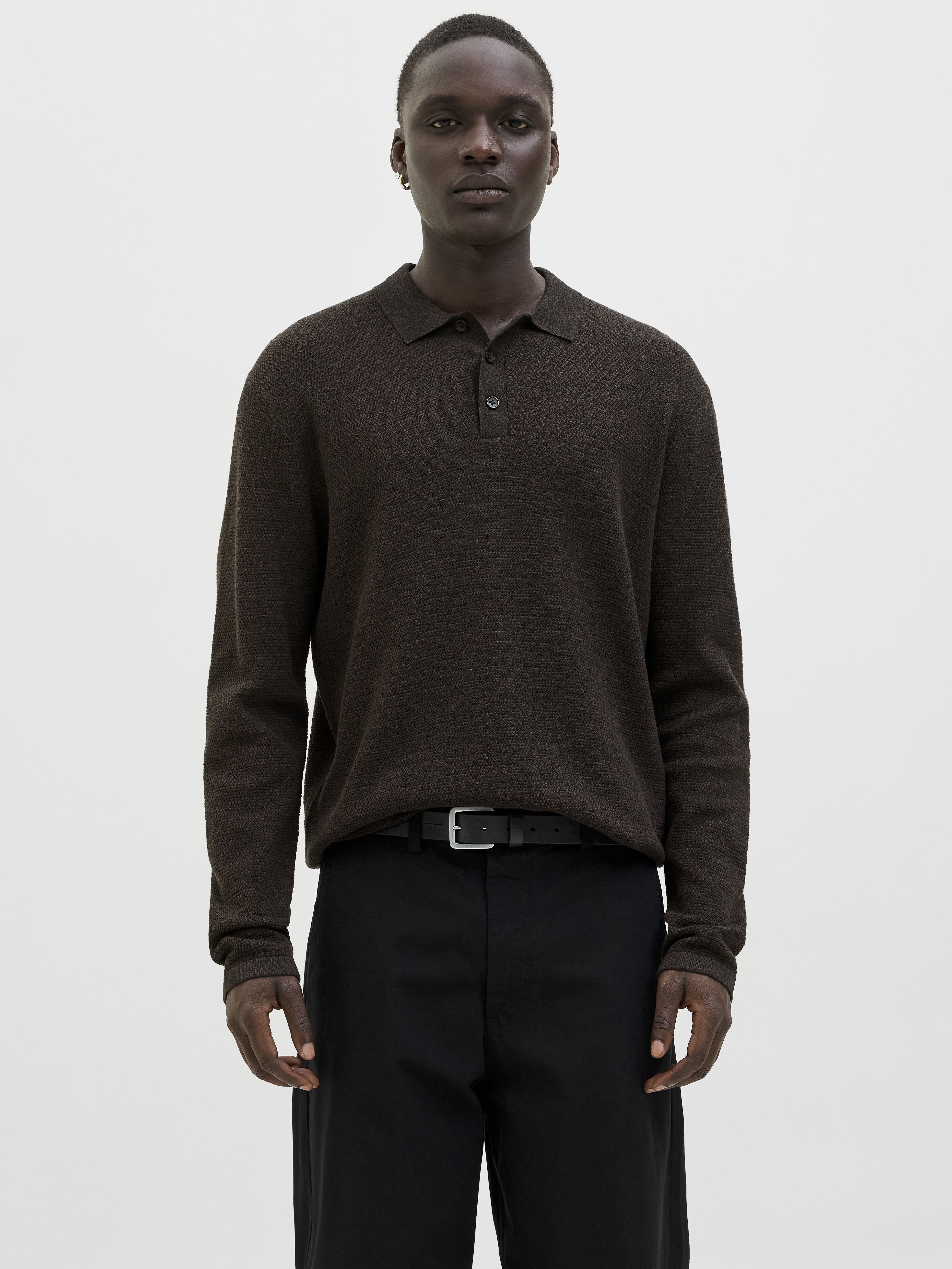 Jack & Jones Jjegeorge knit polo ls sn