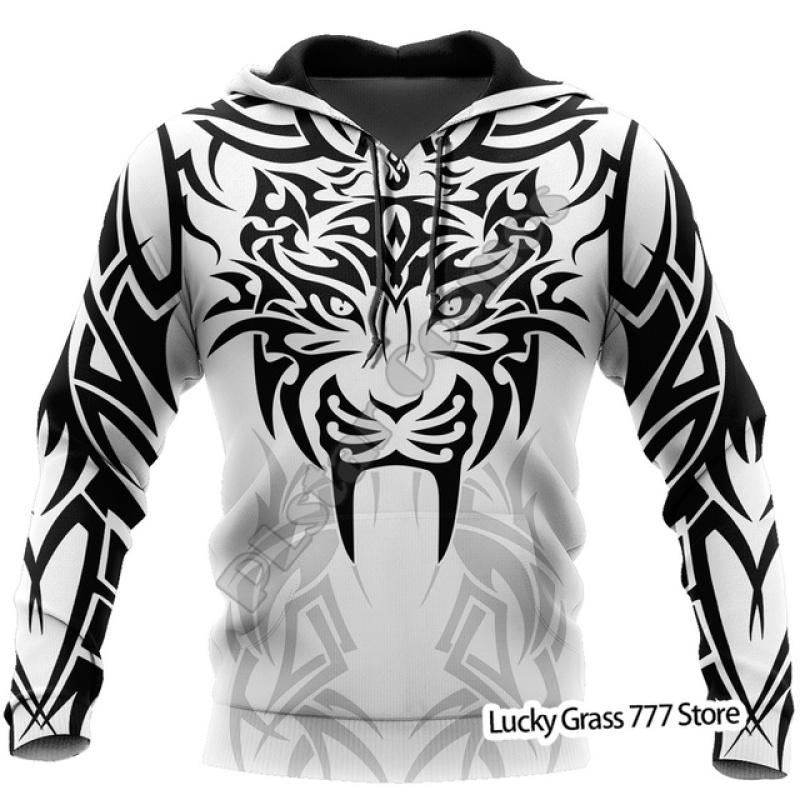 TIP723 Lente Herfst mannen Hoodies Sweatshirt 3D Print Reaper Schedel Engel En Demon Man Kleding Mode Toevallige Trui Mannelijke M