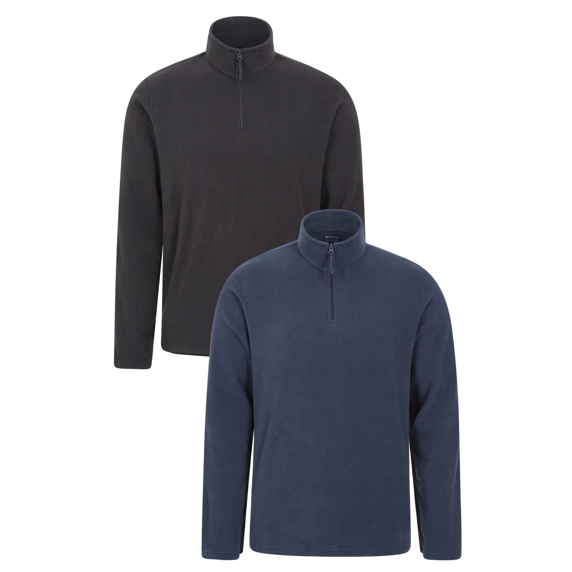 Pertemba FR - Apparel Mountain Warehouse Heren Camber II fleecetop (Pak van 2) XXS tropische kleur van het regenwoud