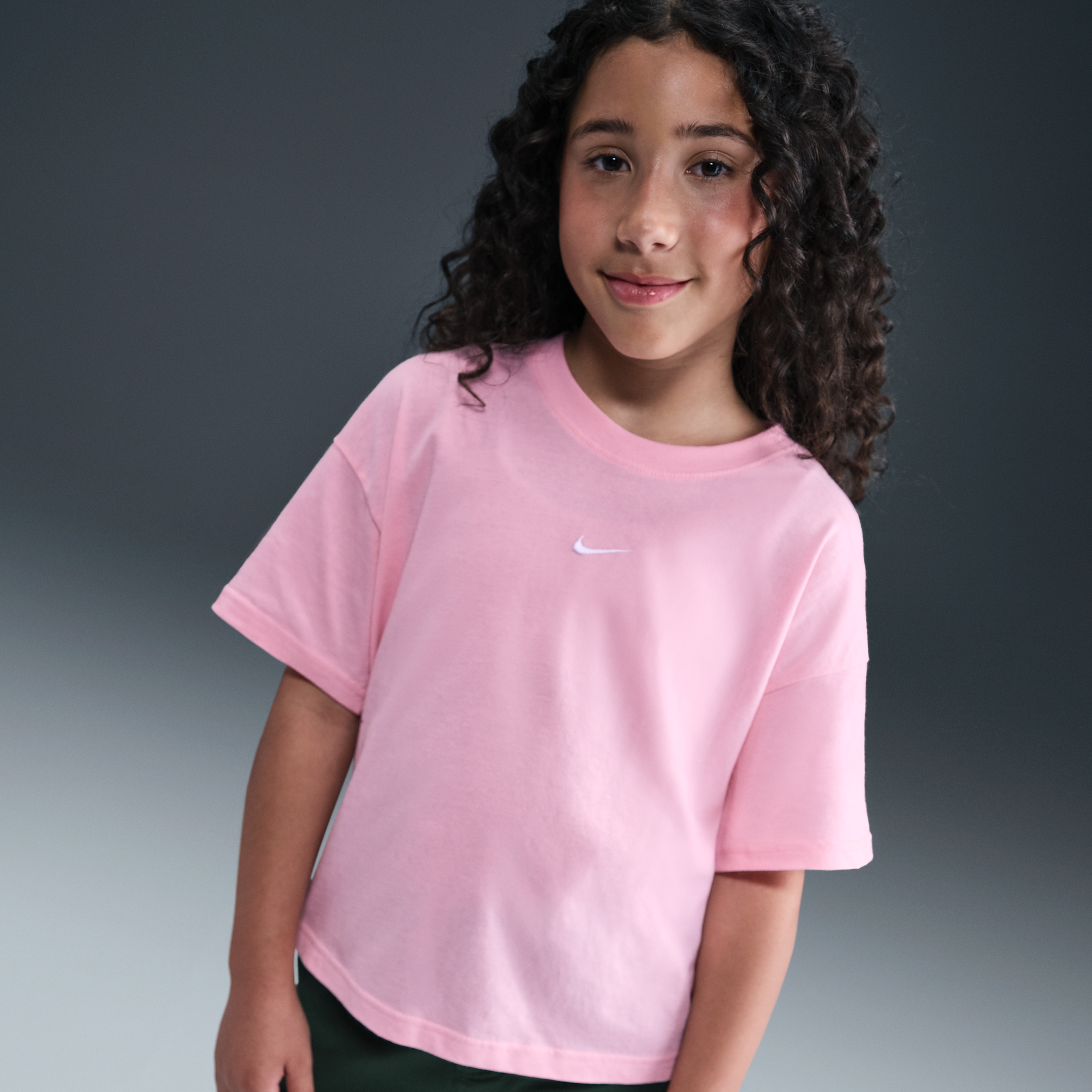 Nike Essential T-shirt voor meisjes - Roze