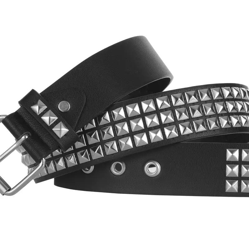 Women Fashion Accessory Y2K Rivet Belt Punk Stijl Vrouwen TaillebandBrede Metalen Taille Riem Jurk Rok Kleding Decoratie zilver