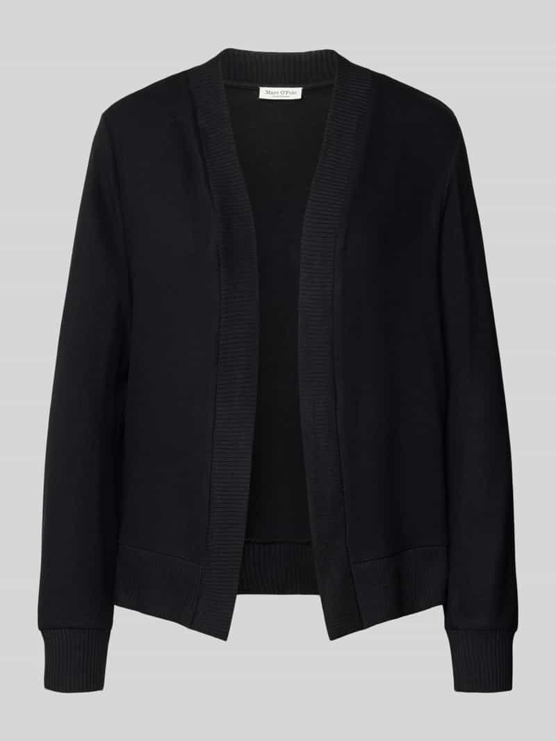 Marc O'Polo Cardigan Soft Knit Lange mouw, zonder sluiting, fijne breisel