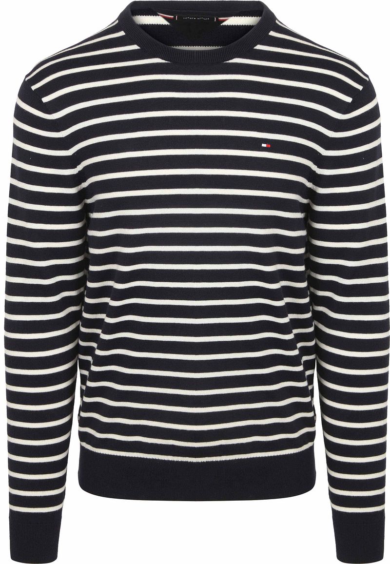 Tommy Hilfiger Trui Streep Navy