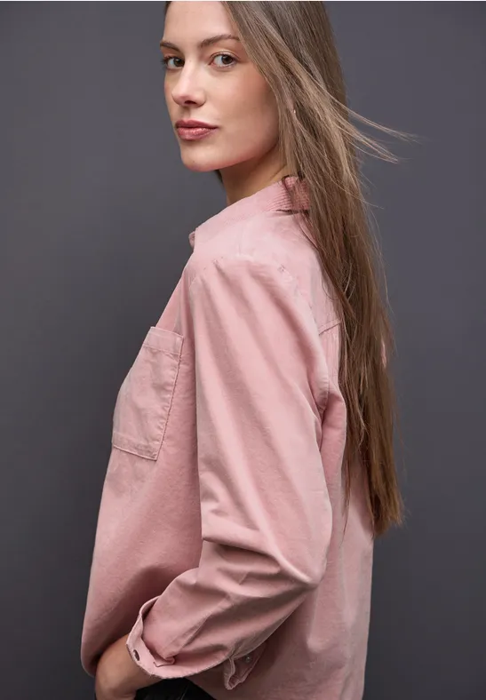 Street One Corduroy mix blouse
