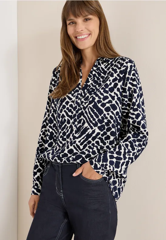Cecil Gedessineerde blouse