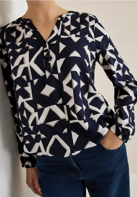 Cecil Gedessineerde blouse