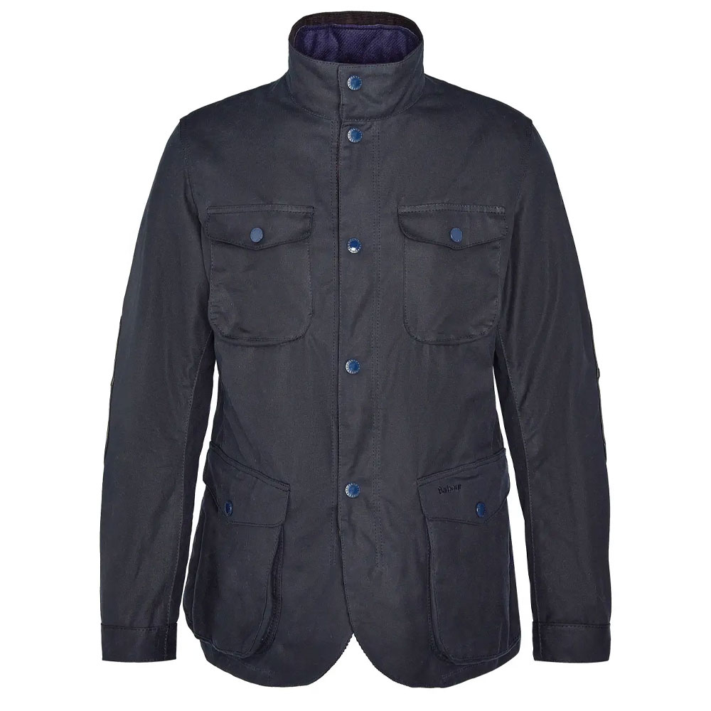 Barbour Heren Waxjas Ogston Navy