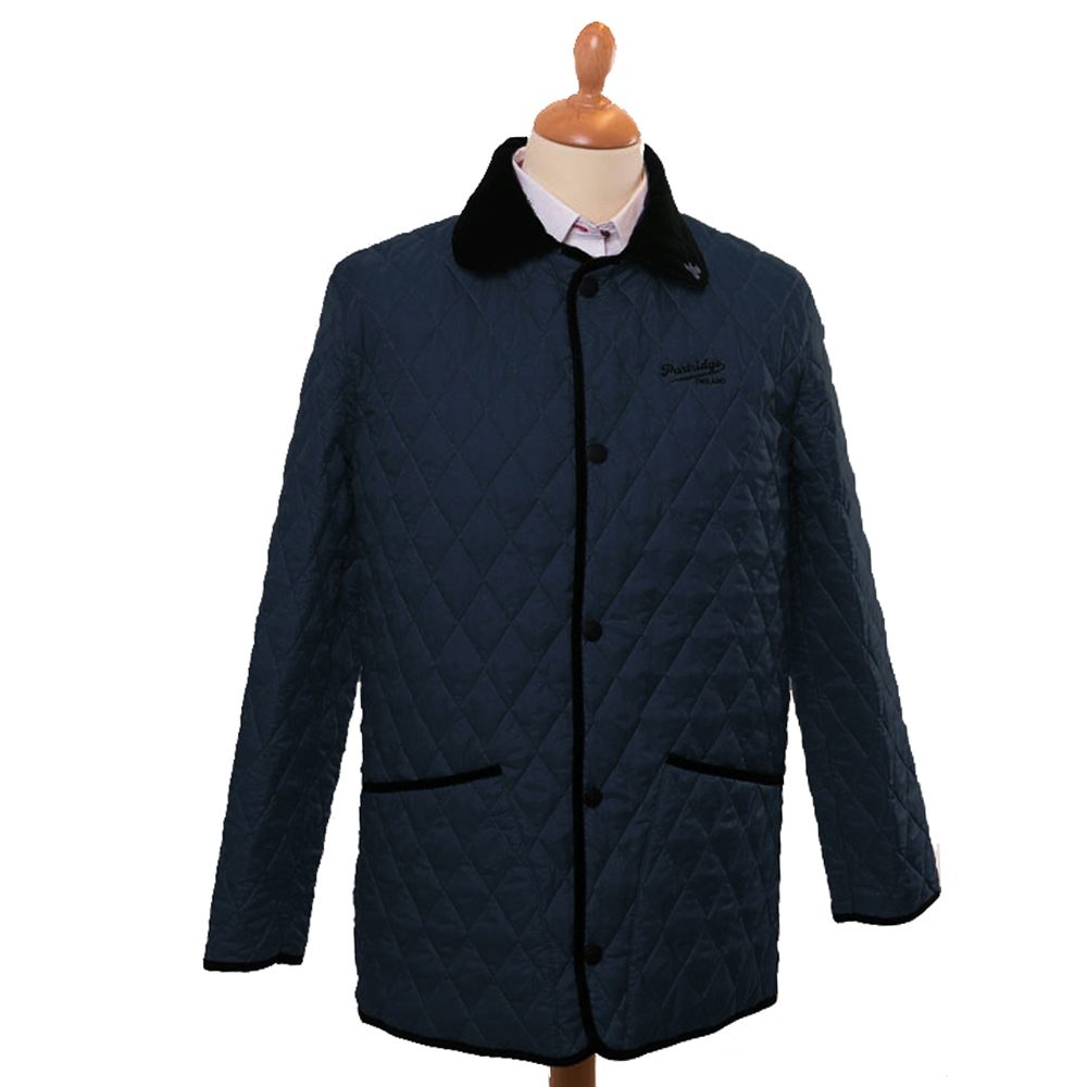 John Partridge Herenjas Rag Quilt Navy