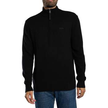 Superdry Trui  Trui met halve rits en wolmix