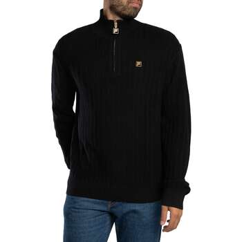Fila Trui  Stevie 1/4 rits trechterhals breisel