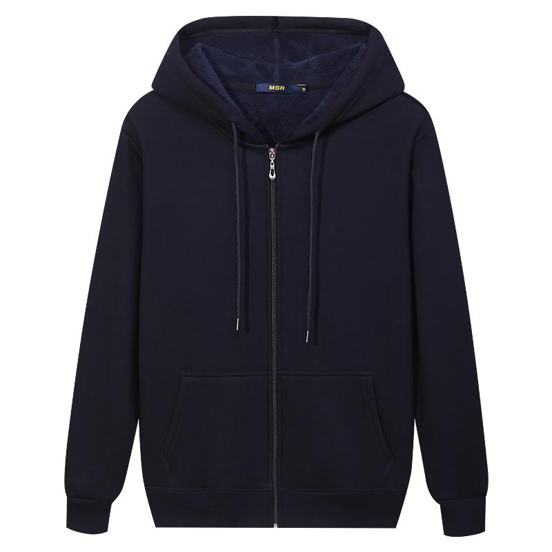 LOVE YOURSELF PLEASE Herfst en winter Plus Casual mode-sporthoodies met rits voor heren XXXXL