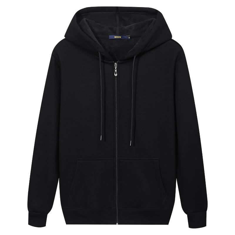 LOVE YOURSELF PLEASE Herfst en winter Plus Casual mode-sporthoodies met rits voor heren XXXXXXL