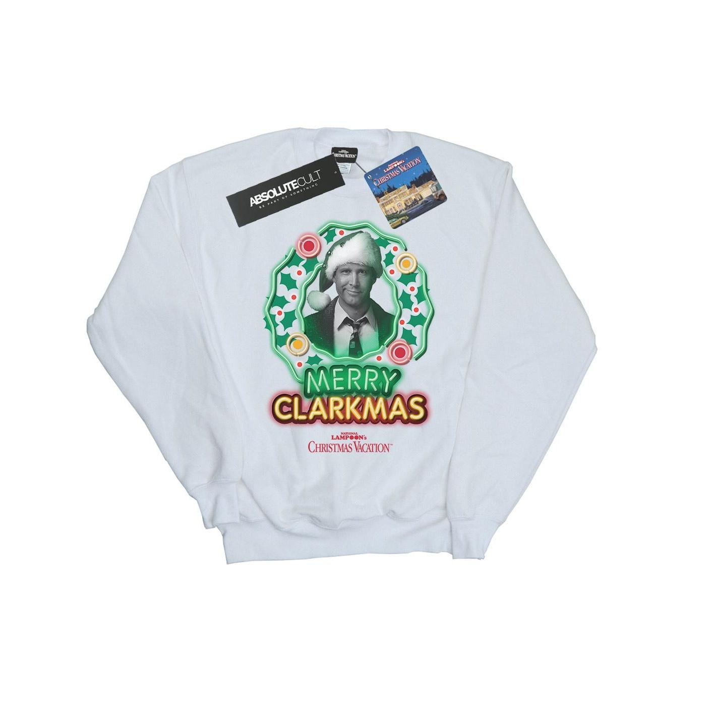 Pertemba FR - Apparel National Lampoon's Christmas Vacation Heren grijstinten Clarkmas kerstsweatshirt XXL