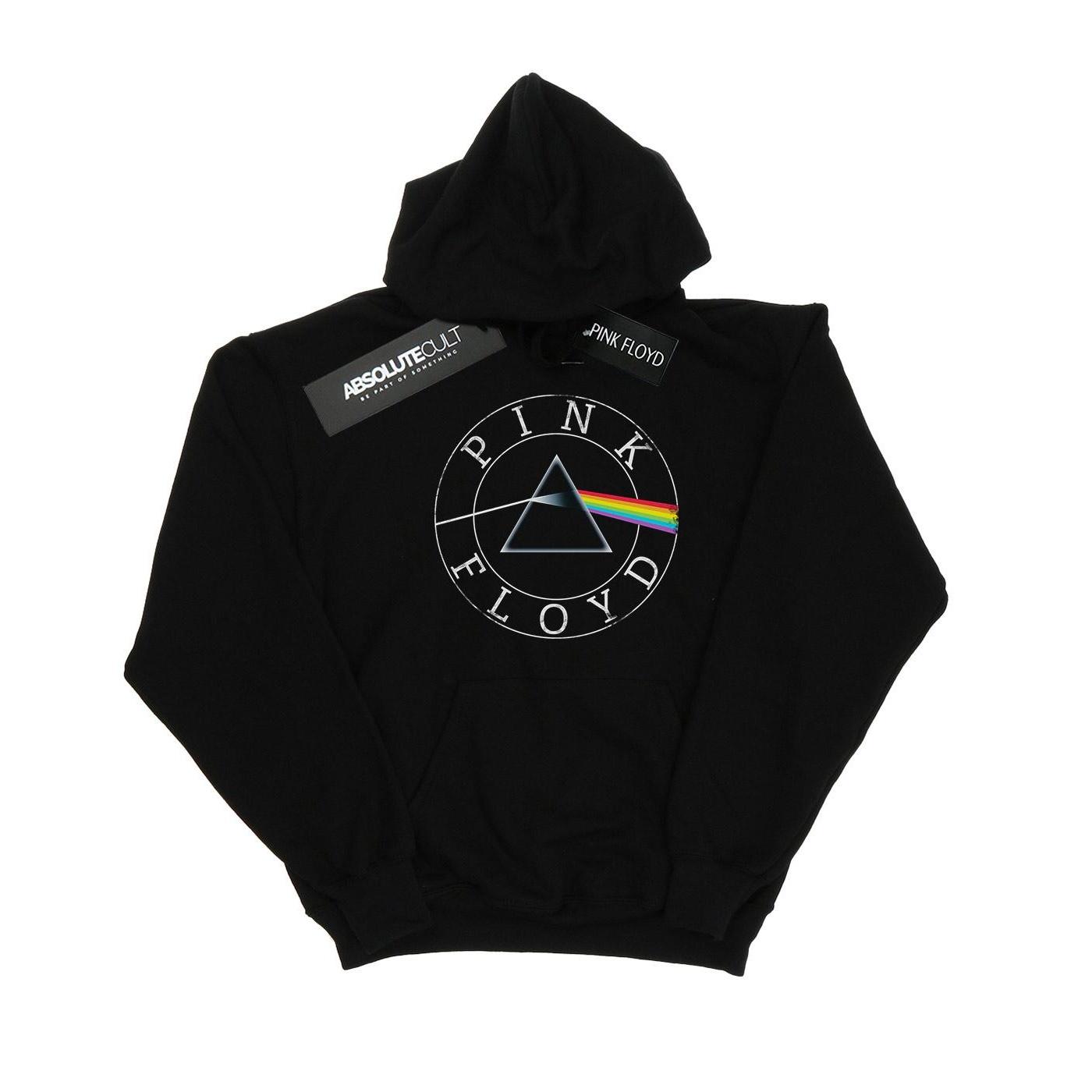 Pink Floyd Prism Circle-logo herenhoodie S zwart