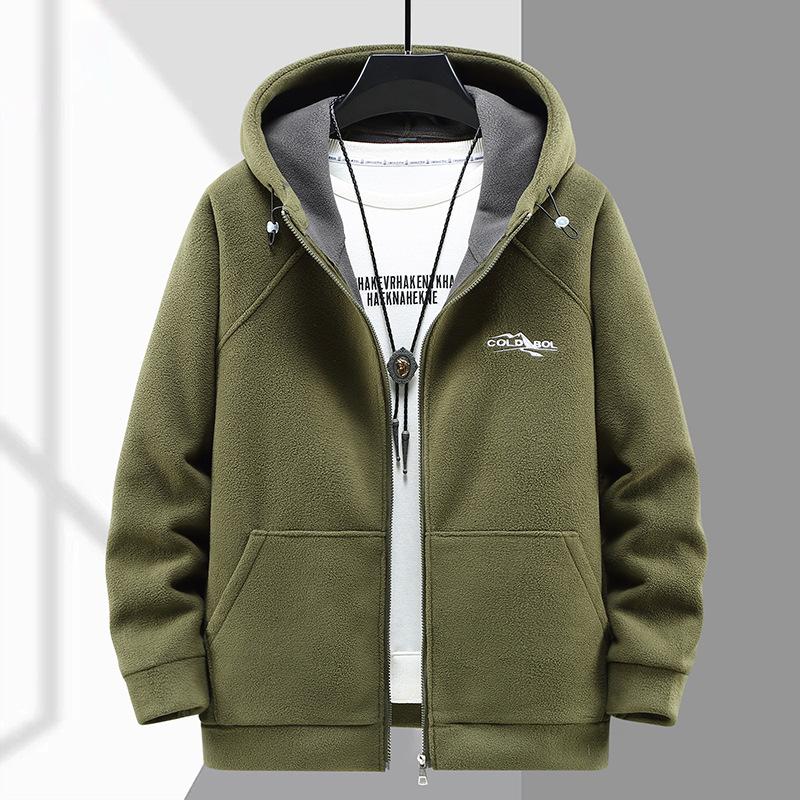 Marll Herfst Winter Fat Guy 190kg 12xl 11XL 10XL Verdikte Fleecejas voor Heren Trendy Fatty Hooded Plus Size Warme Fleecejas 9XL