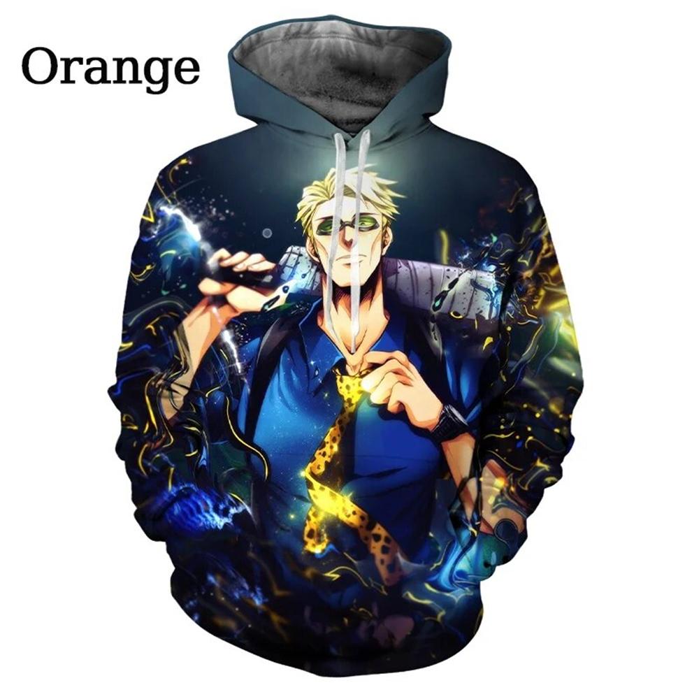 ETST 009 Anime Manga Jujutsu Kaisen Patroon Heren Hoodie Satoru Gojo Sweatshirt 3D Print Heren Hoodie Mode Pullover Nieuwe Herenkleding L