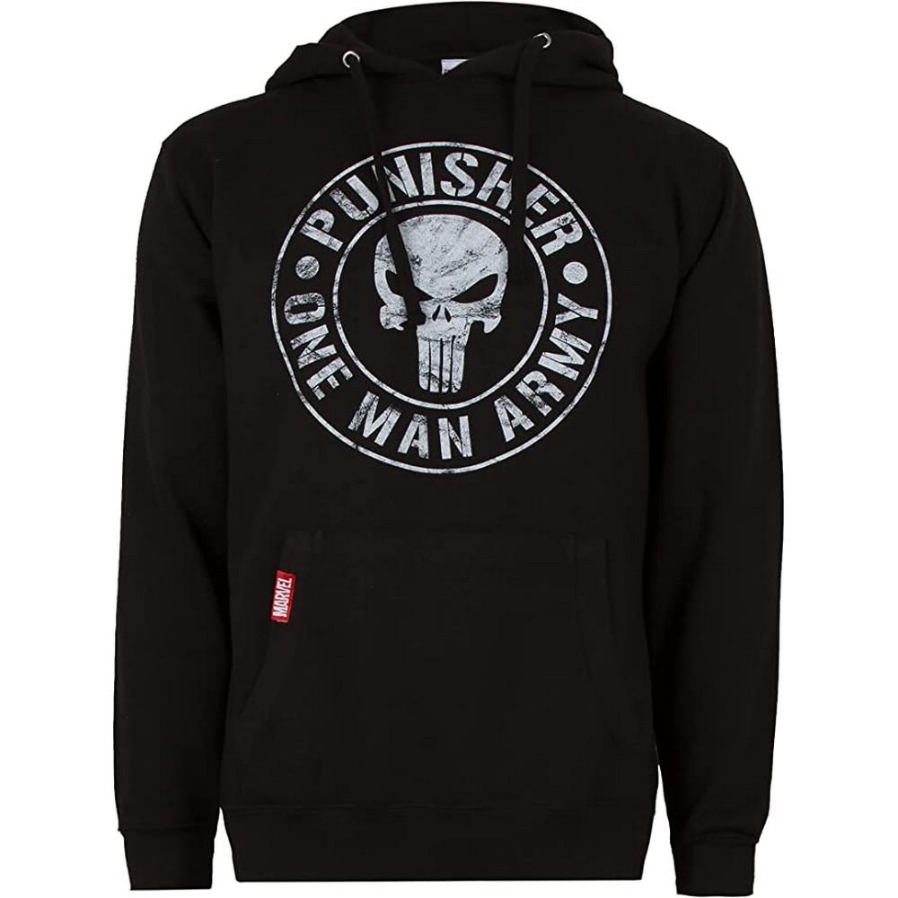 The Punisher De Punisher Heren One Man Army-hoodie M zwart/wit