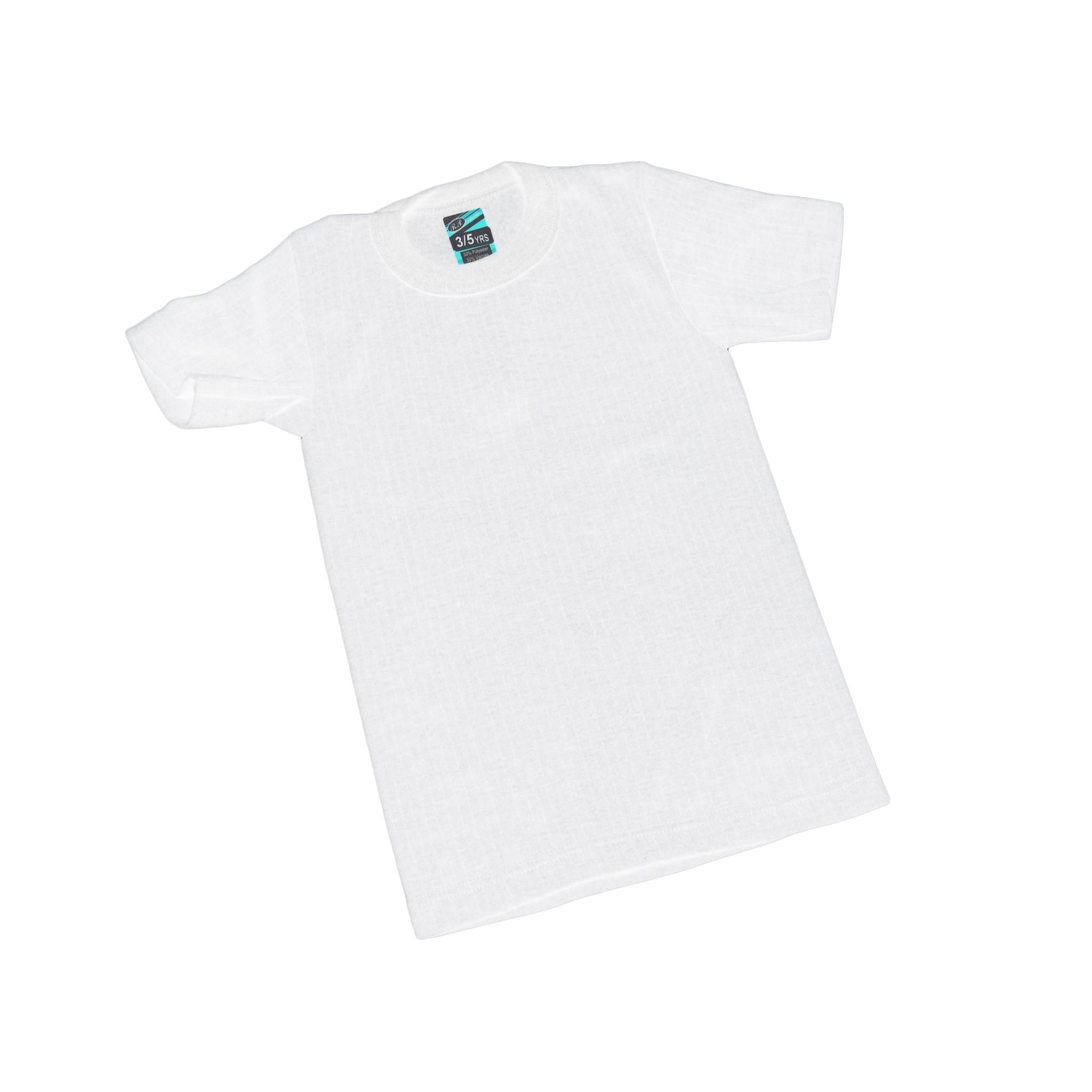 Universal Textiles Thermische kleding voor jongens T-shirt met korte mouwen Polyviscose (Britse makelij) 18-20inch