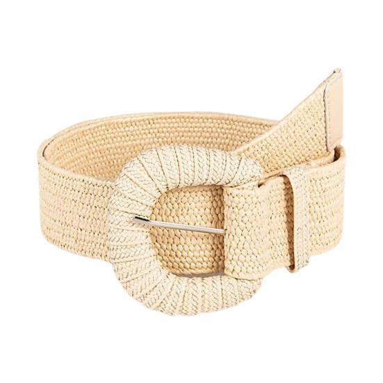 Shangkelv Stro taille riem retro bohemien brede handgemaakte pin gesp verstelbare kledingaccessoires zomer vrouwen broek jurk riem tailleband dagelijks gebruik