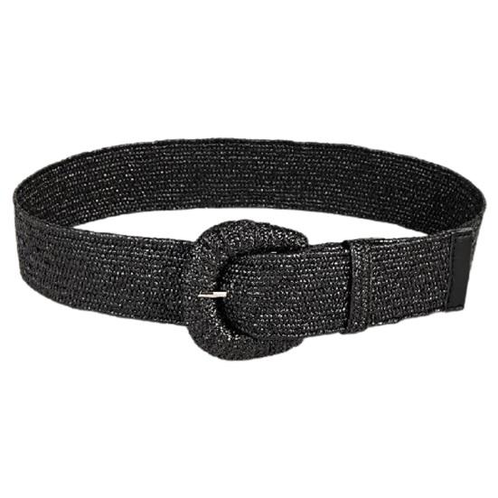 KaiTingu Stro taille riem retro bohemien brede handgemaakte pin gesp verstelbare kledingaccessoires zomer vrouwen broek jurk riem tailleband dagelijks gebruik