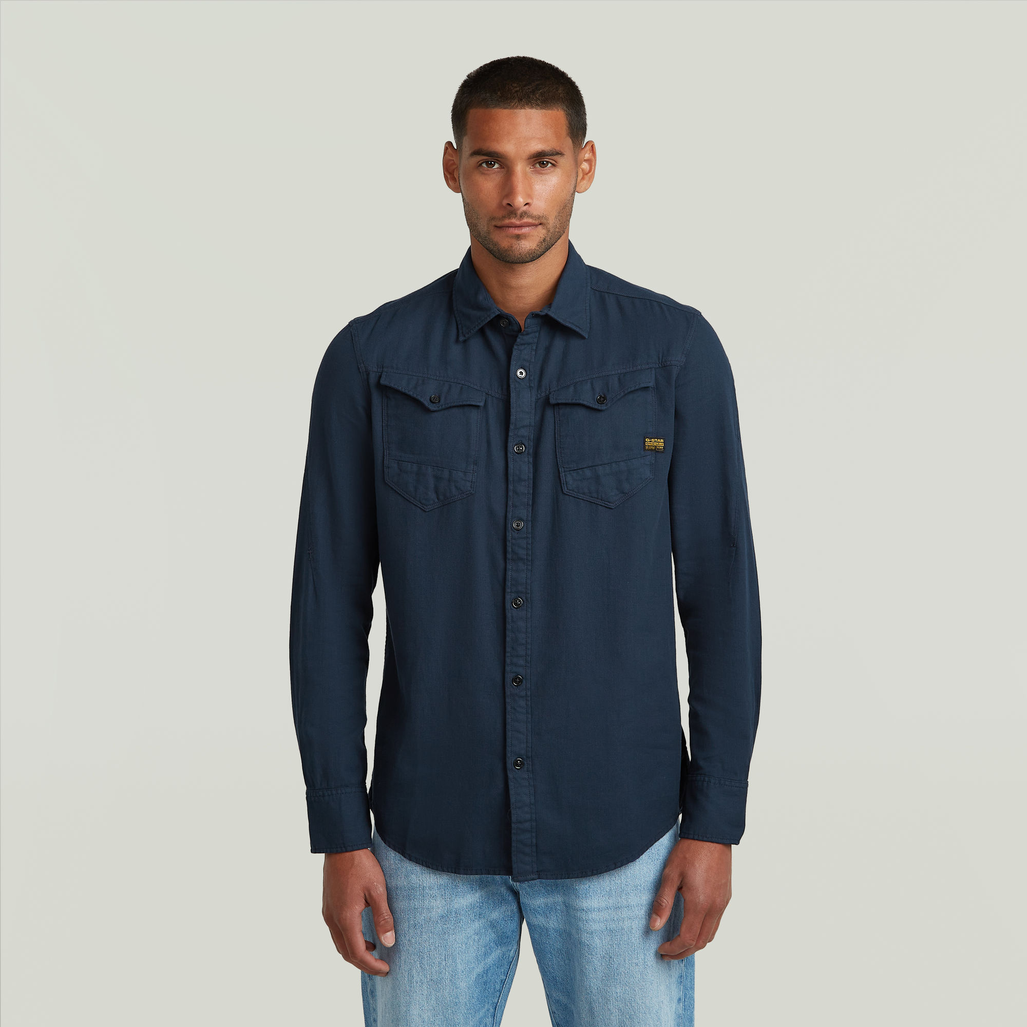 G-Star RAW Arc 3D Slim Shirt - Donkerblauw - Heren