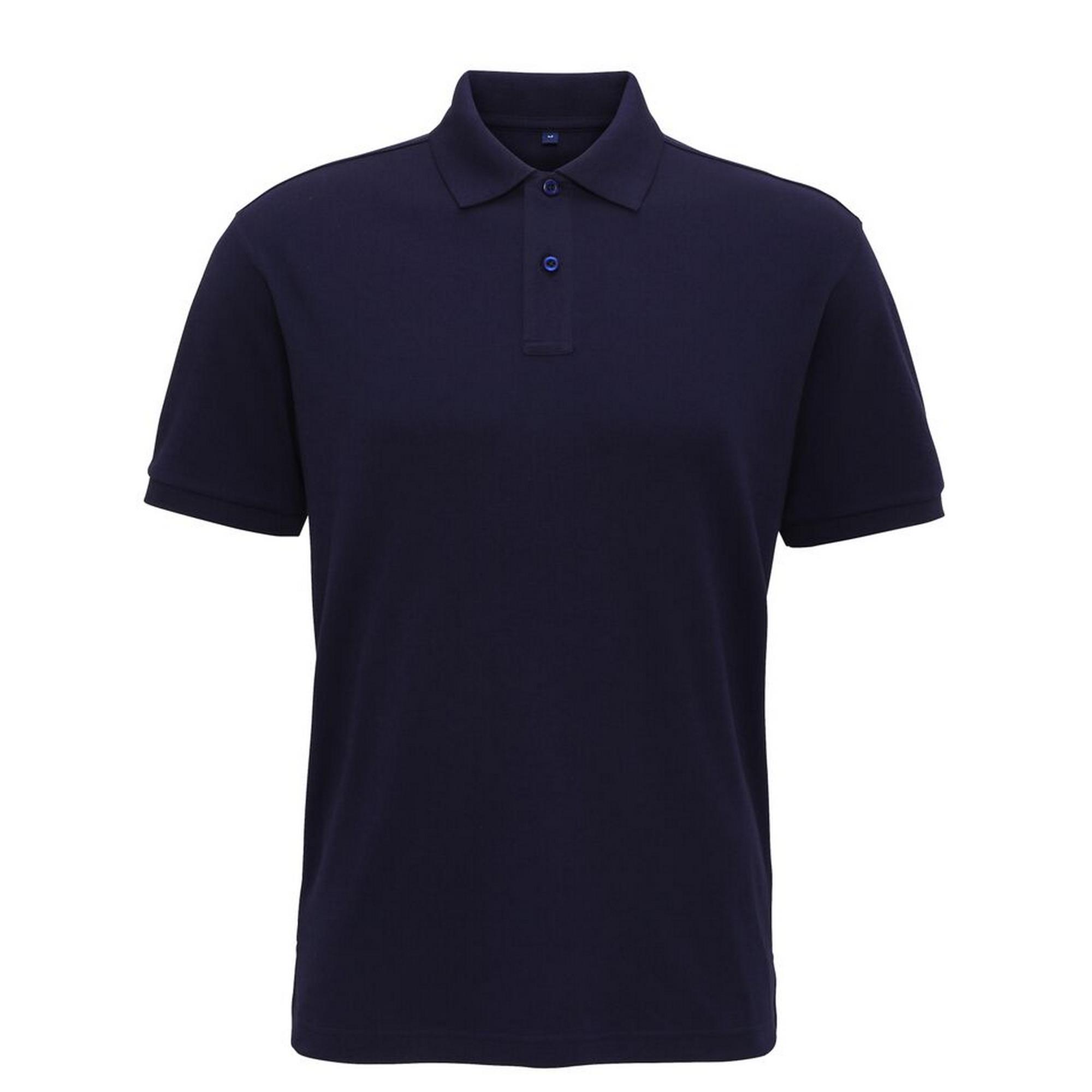 Asquith & Fox superglad gebreid poloshirt voor heren 2XL
