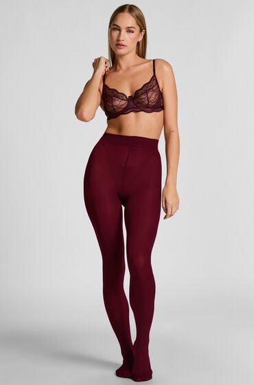 Hunkemöller Panty 50 Denier Velvet Touch Rood