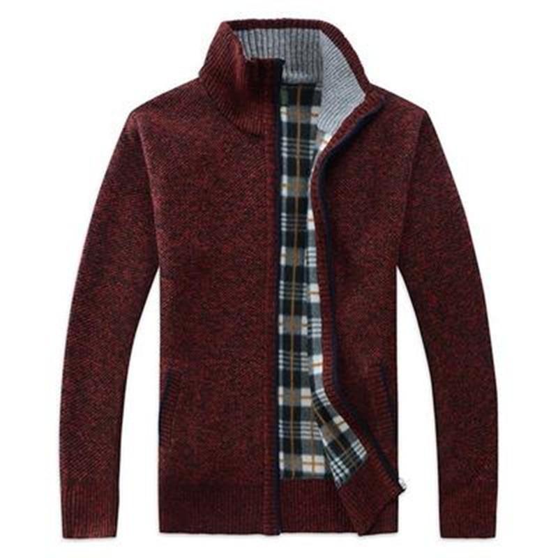 Electronic Equipment 3 Wintertrui Heren Vest Fluwelen Dikke Casual Tops Losse warme modekleding Trui voor heren XL