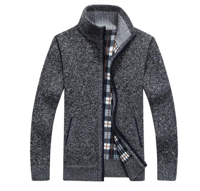 Electronic Equipment 3 Wintertrui Heren Vest Fluwelen Dikke Casual Tops Losse warme modekleding Trui voor heren XXXL