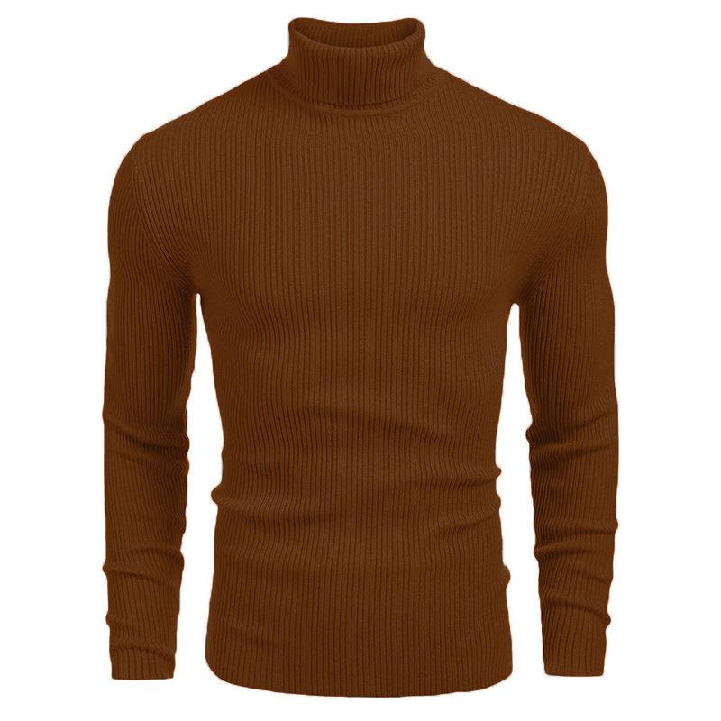 Four Four Heren breiwerk Heren coltrui Herfst en winter Europees en Amerikaans Heren trui Lange mouwen Pullover XL